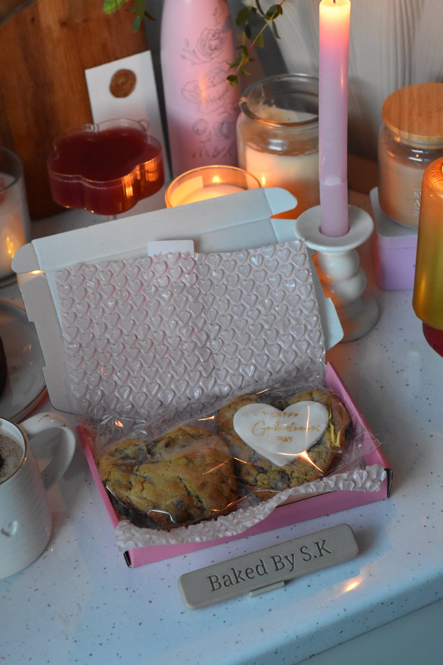 Val/Gal Day Postal Box - Cookie Hearts