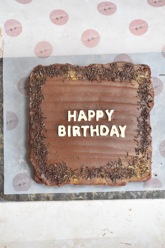 **Postal** Ganache Tray-Cake!